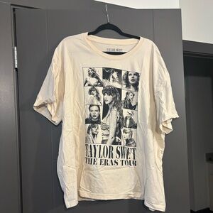 Taylor Swift The Eras Tour Cream Tee